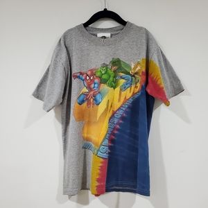 Universal Island of Adventure Superheros Short Sleeves T-shirt Boy's Size M
